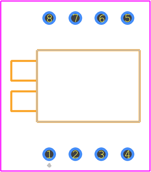 SSCDRRN025MDAA3 - Honeywell PCB footprint - Other - Other - HSC DIP RR