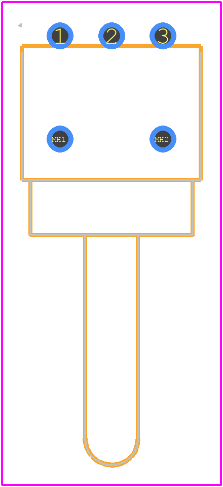 B12AH - NKK Switches PCB footprint - Other - Other - B12AH-1
