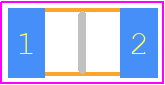 CDR32BX472BKUR - Kyocera AVX PCB footprint - Capacitor Chip Non-polarised - Capacitor Chip Non-polarised - CDR32