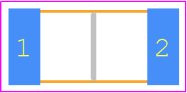 HVC2010-1G0JT18 - TT Electronics PCB footprint - Resistor Chip - Resistor Chip - HVC2010