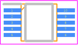 MAX11150EUB+ - Analog Devices PCB footprint - Small Outline Packages - Small Outline Packages - USOP