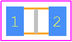 CRCW0805100MJPEAHR - Vishay PCB footprint - Resistor Chip - Resistor Chip - 0805_2022-4