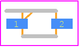 MMSZ5226BS-7-F - Diodes Incorporated PCB footprint - Small Outline Diode - Small Outline Diode - SOD323