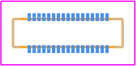 DF37NC-34DS-0.4V(53) - Hirose PCB footprint - Other - Other - DF37NC-34DS-0.4V(53)-2