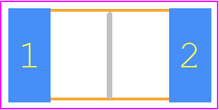 CRA2512-FZ-R070ELF - Bourns PCB footprint - Resistor Chip - Resistor Chip - 2512 (6332 Metric)