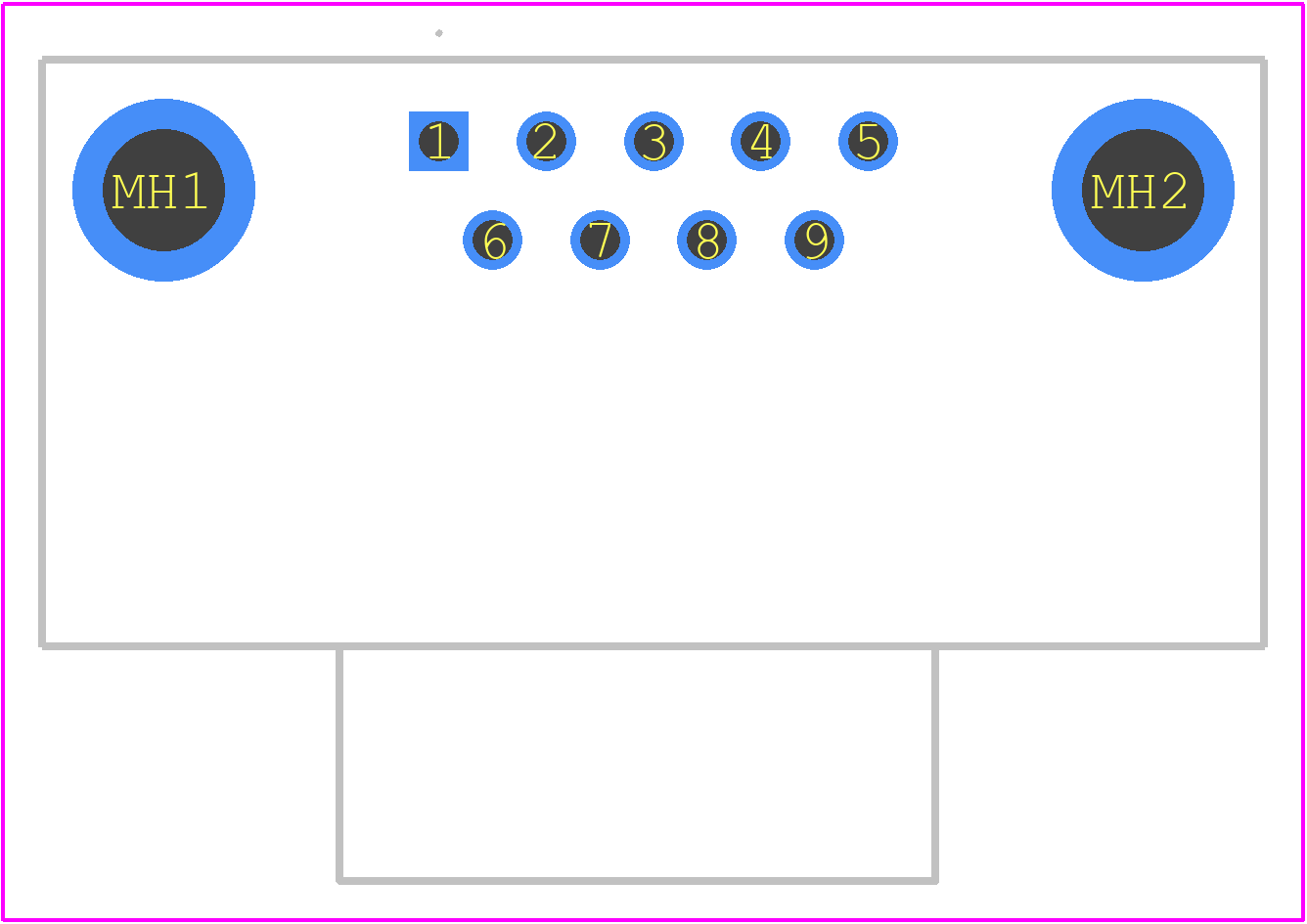 09651626810 - HARTING PCB footprint - Other - Other - 09651626810-1