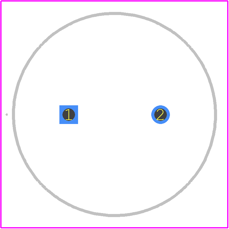 50YXJ2200M16X35.5 - Rubycon PCB footprint - Other - Other - 16X35.5mm