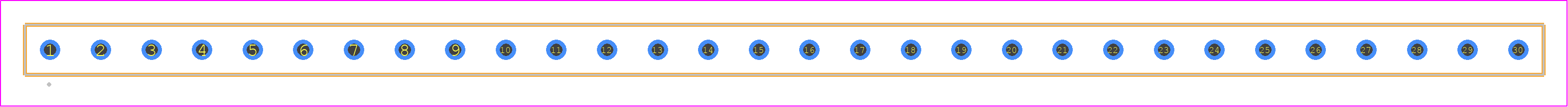 BBL-130-G-E - SAMTEC PCB footprint - Header, Vertical - Header, Vertical - BBL-130-G-E