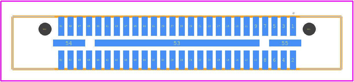 QRF8-026-05.0-L-D-A-GP - SAMTEC PCB footprint - Other - Other - QRF8-026-05.0-L-D-A-GP