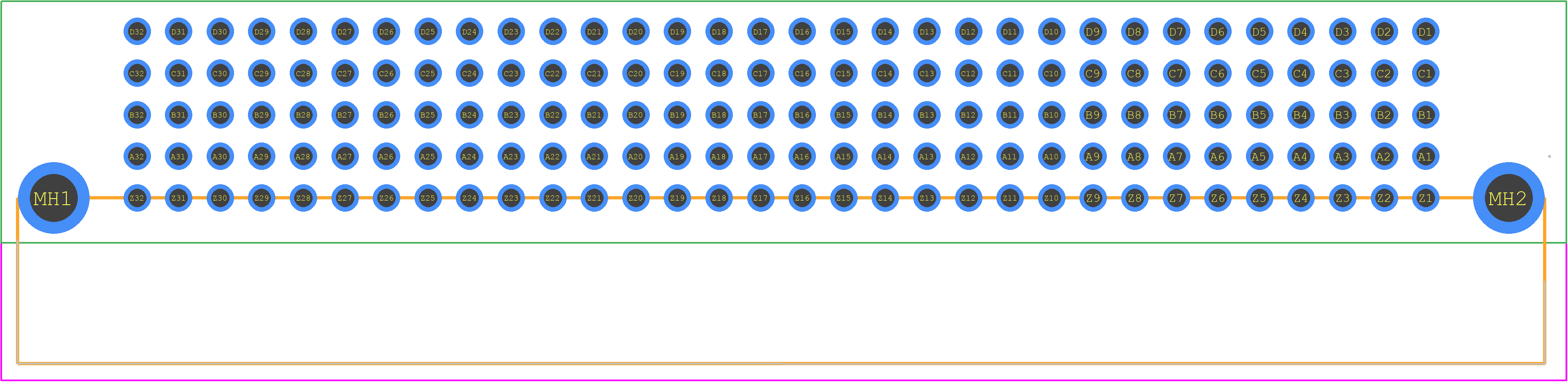 02011602102 - HARTING PCB footprint - Other - Other - 02011602102-2