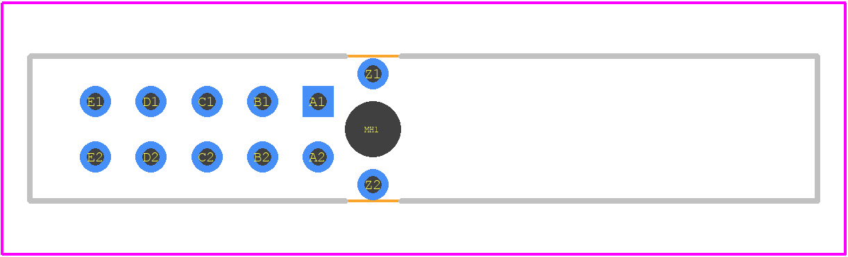 27211218000 - HARTING PCB footprint - Other - Other - 27211218000-3