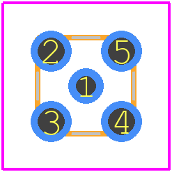 125-2701-201 - Cinch Connectivity Solutions PCB footprint - Other - Other - 125-2701-201-1