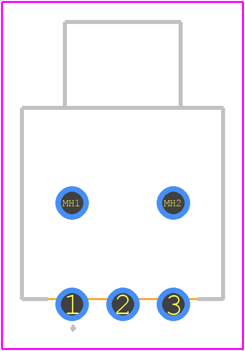 TG36W000050 - Apem PCB footprint - Other - Other - TG36W000050-1