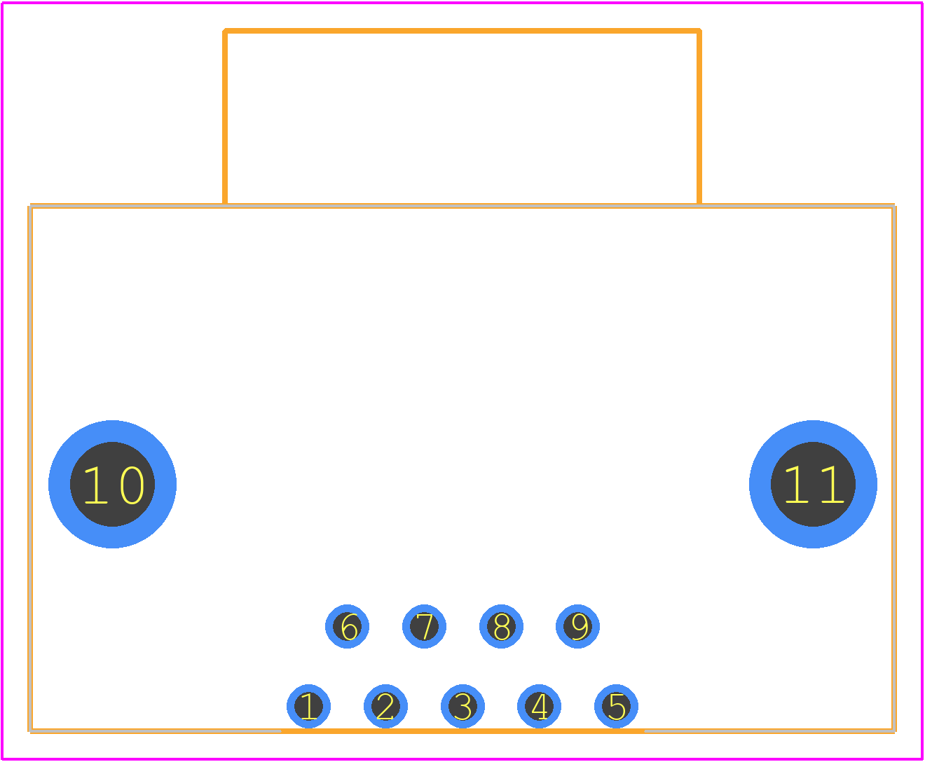 5747467-1 - TE Connectivity PCB footprint - Other - Other - 5747467-1-2