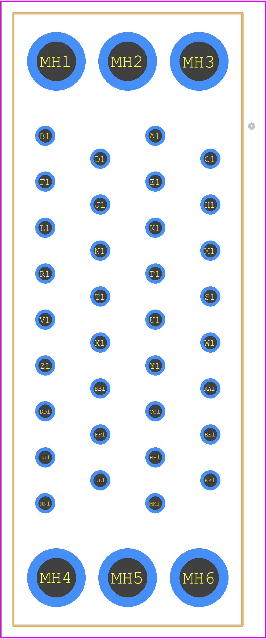 205505-1 - TE Connectivity PCB footprint - Other - Other - 205505-1-3