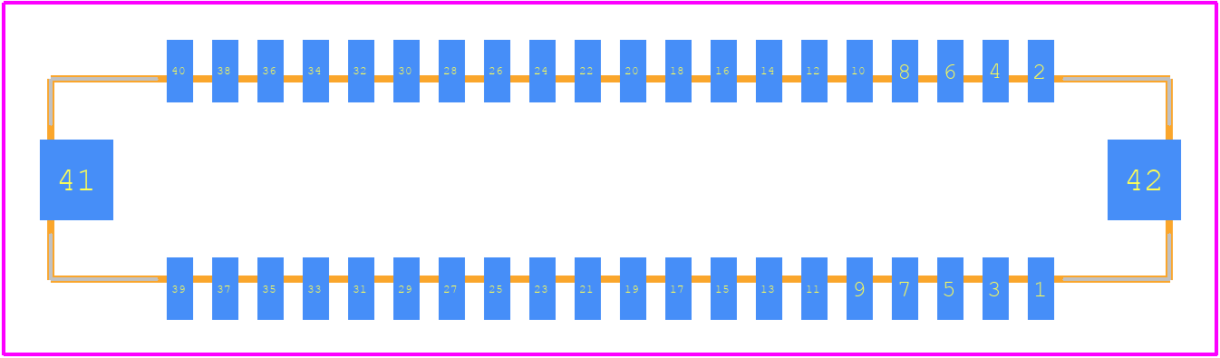 DF13EA-40DP-1.25V(51) - Hirose PCB footprint - Other - Other - DF13EA-40DP-1.25V(51)-3