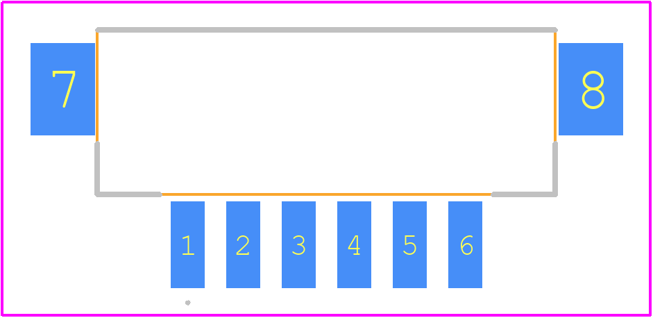 DF3EA-6P-2H(51) - Hirose PCB footprint - Other - Other - DF3EA-6P-2H(51)-3