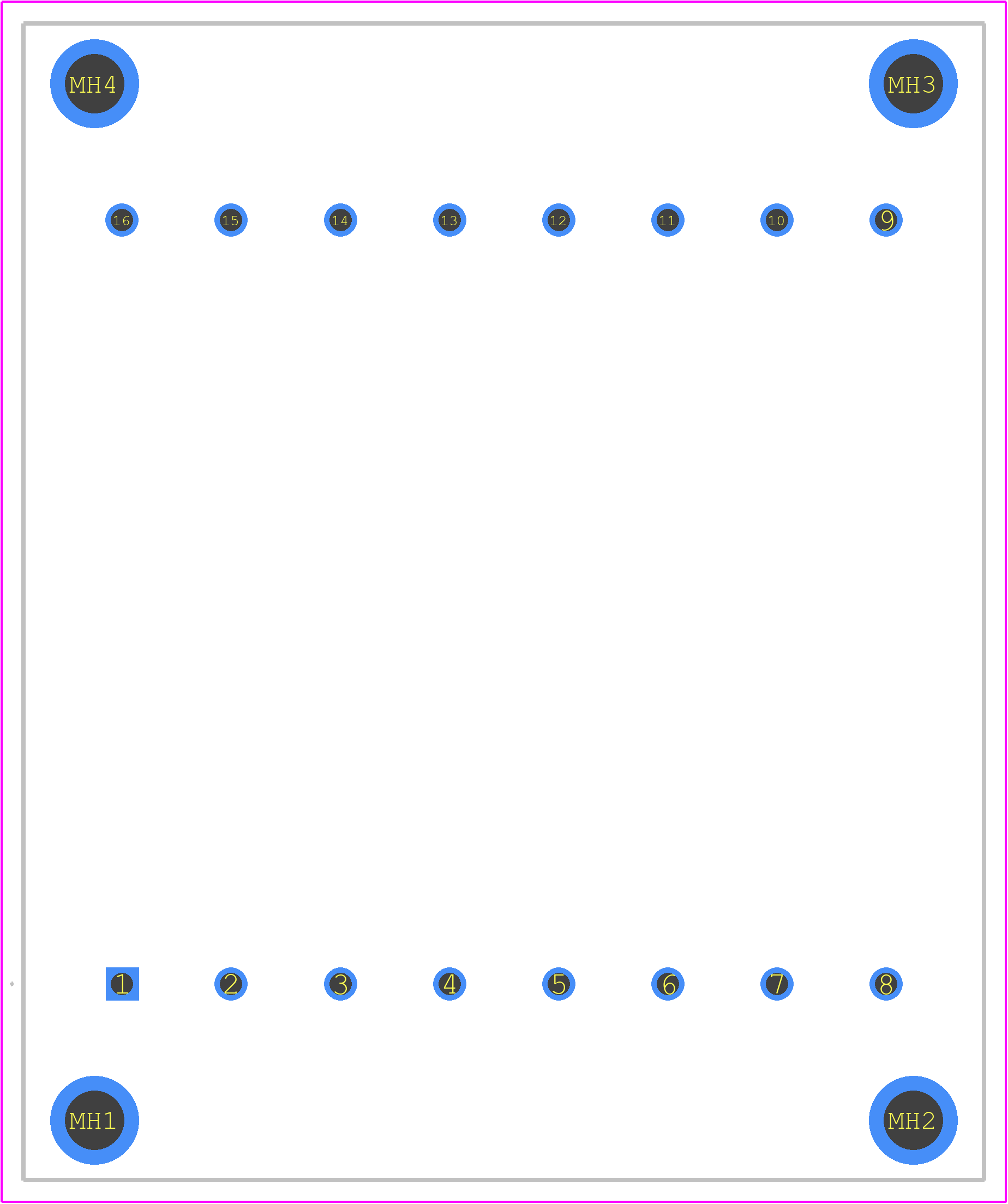 45025 - MYRRA PCB footprint - Other - Other - 45025-2