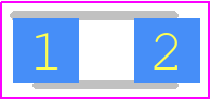 SML-S13DTT68 - ROHM Semiconductor PCB footprint - LED Moulded - LED Moulded - SML-S1x 3216