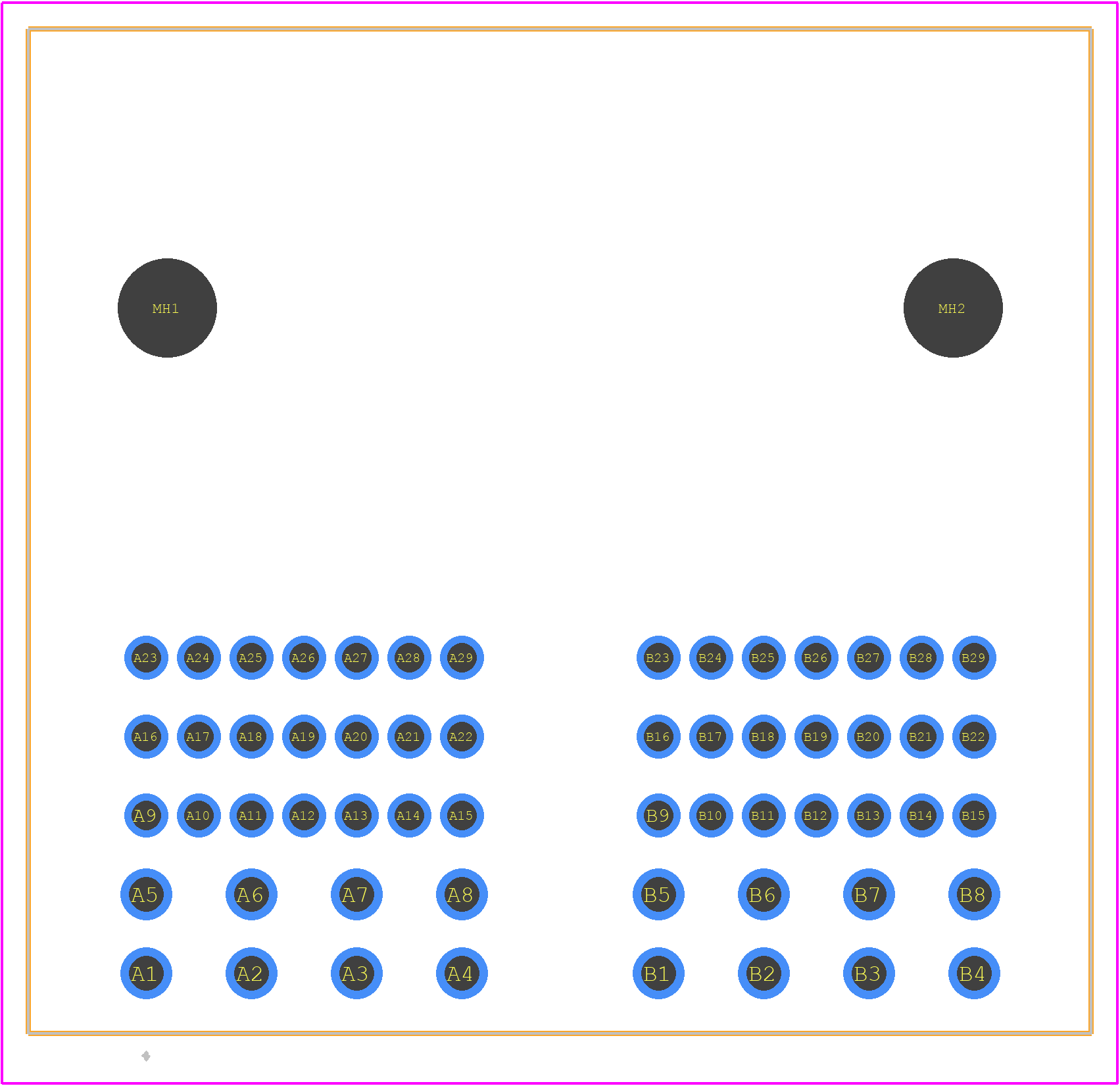 160013-0623 - Molex PCB footprint - Other - Other - 160013-0623-4