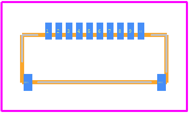 FH19C-10S-0.5SH(10) - Hirose PCB footprint - Other - Other - FH19C-10S-0.5SH(10)-1