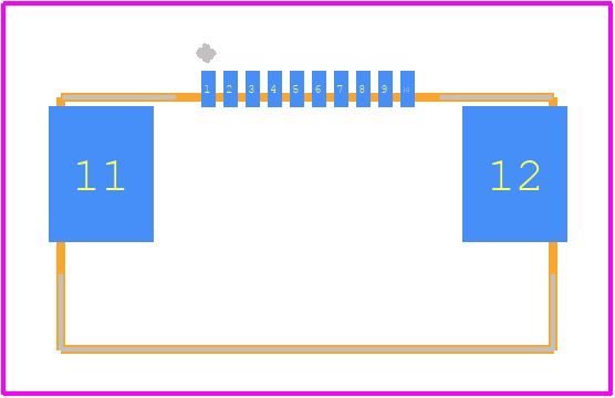 52745-1097 - Molex PCB footprint - Other - Other - 52745-1097