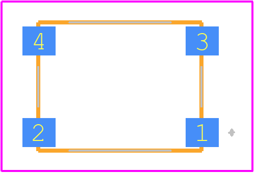 B3FS1002 - OMRON Electronics PCB footprint - Other - Other - B3FS1002-2