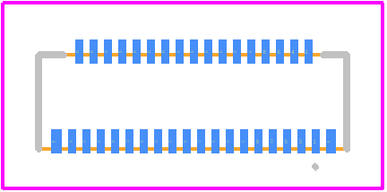 FH58-35S-0.2SHW(99) - Hirose PCB footprint - Other - Other - FH58-35S-0.2SHW(99)-2