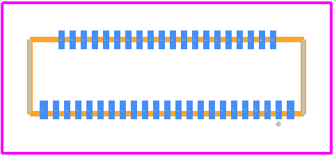 FH53-41S-0.2SHW(99) - Hirose PCB footprint - Other - Other - FH53-41S-0.2SHW(99)-2