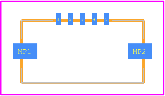 200529-0050 - Molex PCB footprint - Other - Other - 200529-0050-2