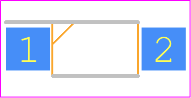 SP5LFG - DEAN Technology PCB footprint - Small Outline Diode - Small Outline Diode - SP5LFG