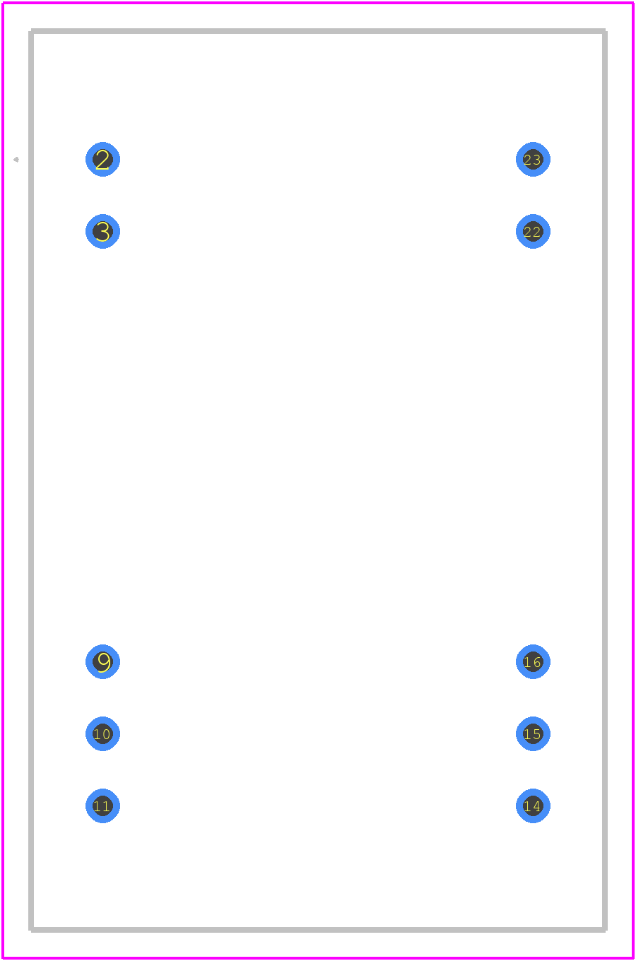 EC4A11H - Cincon PCB footprint - Other - Other - EC4A11H-2