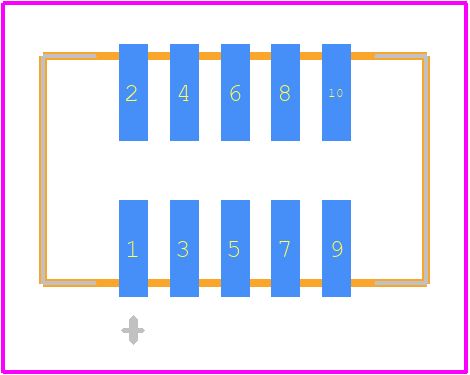 M50-4900545 - Harwin PCB footprint - Other - Other - M50-4900545-3