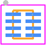 TXS0102DQER - Texas Instruments PCB footprint - Small Outline No-lead - Small Outline No-lead - DQE (R-PX2SON-N8)