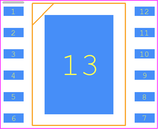 TOP264KG - Power Integrations PCB footprint - Small Outline Packages - Small Outline Packages - eSop-12B (K Package)