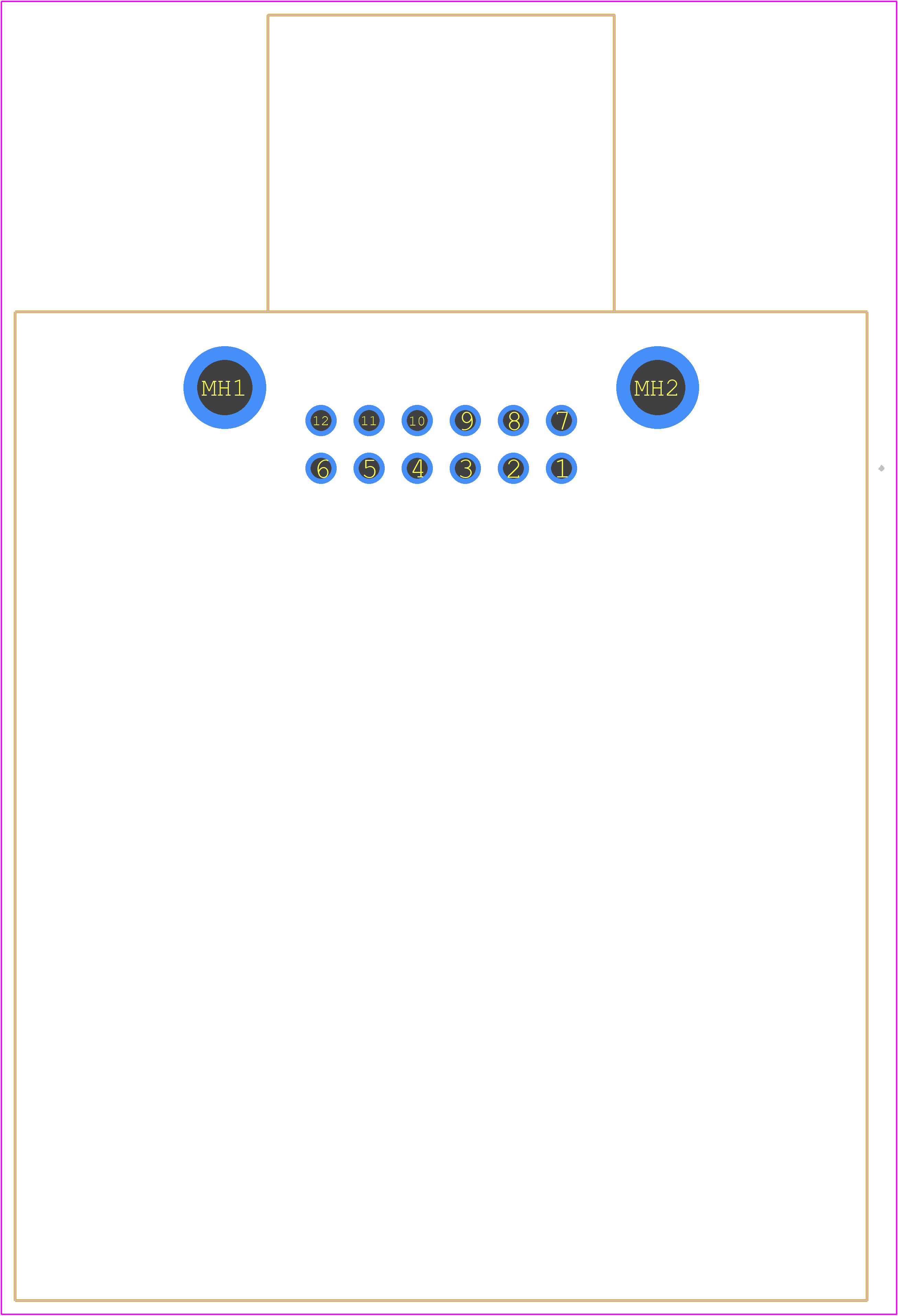 36783-1201 - Molex PCB footprint - Other - Other - 36783-1201