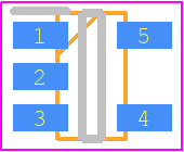 AT24C08C-STUM-T - Microchip PCB footprint - SOT23 (5-Pin) - SOT23 (5-Pin) - 5TS1