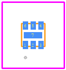 AP7346D-3330FS6-7 - Diodes Incorporated PCB footprint - Other - Other - X2-DFN1212-6_2024