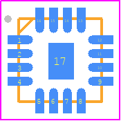 TPS43060RTET - Texas Instruments PCB footprint - Quad Flat No-Lead - Quad Flat No-Lead - RTE (S-PWQFN-N16)_1