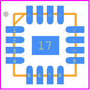 TPS43060RTER - Texas Instruments PCB footprint - Quad Flat No-Lead - Quad Flat No-Lead - TPS43060RTER