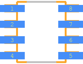 MCP6542-E/SN - Microchip PCB footprint - Other - Other - SOIC127P600X175-8N-ren1