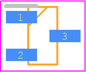BAT54SFILMY - STMicroelectronics PCB footprint - SOT23 (3-Pin) - SOT23 (3-Pin) - SOT323-3L_11-1