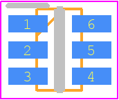 TP4057-42-SOT26-R - Nanjing Extension Microelectronics PCB footprint - SOT23 (6-Pin) - SOT23 (6-Pin) - SOT-23-5