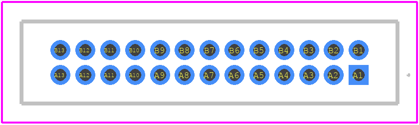64003 - TE Connectivity PCB footprint - Other - Other - 64003-1