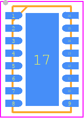 ATA663454-GDQW - Microchip PCB footprint - Small Outline No-lead - Small Outline No-lead - 16-VDFN