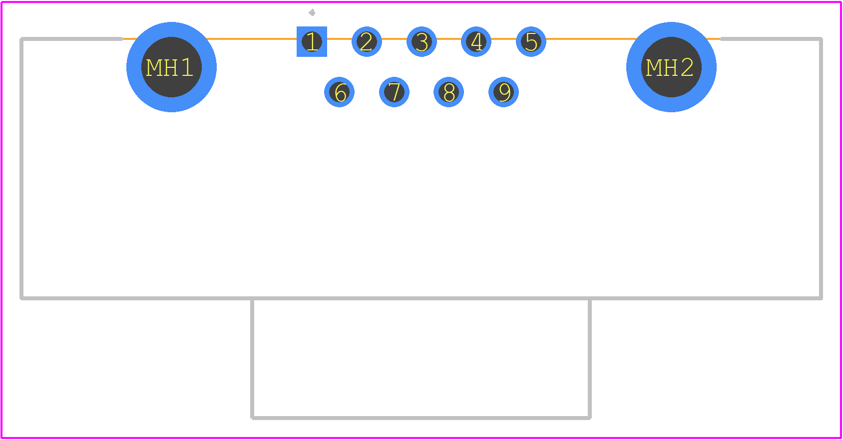09675097658 - HARTING PCB footprint - Other - Other - 09675097658