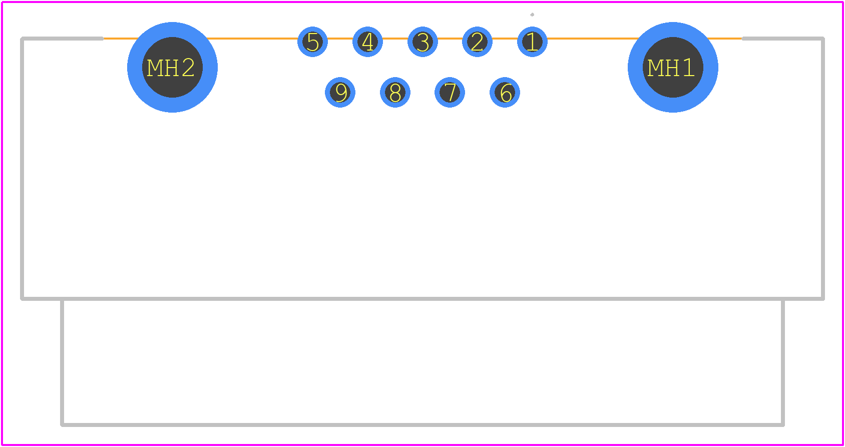09675096758 - HARTING PCB footprint - Other - Other - 09675096758-1