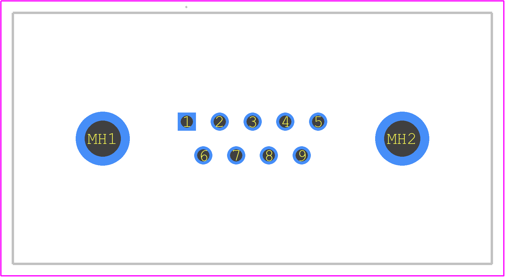 09675097675 - HARTING PCB footprint - Other - Other - 09675097675