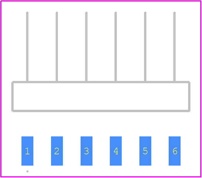 M20-8900605 - Harwin PCB footprint - Other - Other - M20-8900605-3