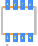 ECH8661-TL-H - onsemi PCB footprint - Other - Other - ECH8